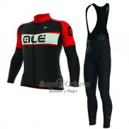 Ale Excel Ropa Ciclismo Culotte Largo 2017 Hombre Mangas Largas Weddell Rojo