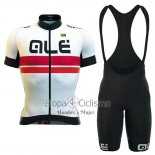 Ale Ropa Ciclismo Culotte Corto 2016 Hombre Mangas Cortas Blanco y Rojo