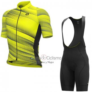 Ale Ropa Ciclismo Culotte Corto 2022 Hombre Mangas Cortas AMarillo