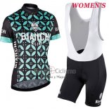 Bianchi Ropa Ciclismo Culotte Corto 2017 Mujer Mangas Cortas Verde