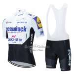 Deceuninck Quick Step Ropa Ciclismo Culotte Corto 2020 Mangas Cortas Blanco Negro