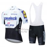 Deceuninck Quick Step Ropa Ciclismo Culotte Corto 2020 Mangas Cortas Blanco Negro