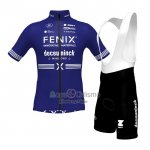 Deceuninck Quick Step Ropa Ciclismo Culotte Corto 2023 Mangas Cortas Violeta