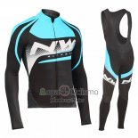 Northwave Ropa Ciclismo Culotte Largo 2019 Hombre Mangas Largas Azur Blanco Negro