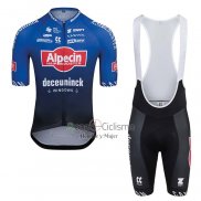 Alpecin-deceuninck Ropa Ciclismo Culotte Corto 2023 Mangas Cortas Azul