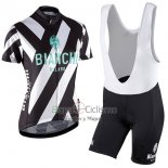 Bianchi Ropa Ciclismo Culotte Corto 2017 Mujer Mangas Cortas Negro y Blanco