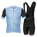 Le Col Ropa Ciclismo Culotte Corto 2021 Hombre Mangas Cortas Azul Claro