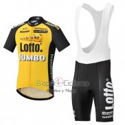 Lotto NL Jumbo Ropa Ciclismo Culotte Corto 2017 Mangas Cortas Jumbo AMarillo