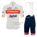 Trek Segafrojoo Ropa Ciclismo Culotte Corto 2023 Hombre Mangas Cortas Blanco