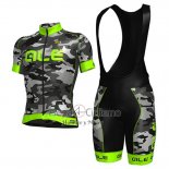 Ale Ropa Ciclismo Culotte Corto 2017 Hombre Mangas Cortas Camuflaje y Verde