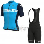 Ale Ropa Ciclismo Culotte Corto 2021 Hombre Mangas Cortas Azul(6)