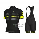 Ale Ropa Ciclismo Culotte Corto 2021 Hombre Mangas Cortas Gris AMarillo