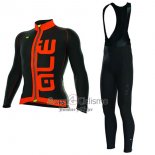Ale Ropa Ciclismo Culotte Largo 2017 Hombre Mangas Largas ADriatico Rojo y Negro