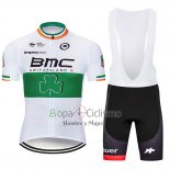 Bmc Ropa Ciclismo Culotte Corto 2019 Mangas Cortas Blanco Verde
