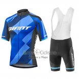 Giant Elevate Ropa Ciclismo Culotte Corto 2018 Hombre Mangas Cortas Azul y Negro