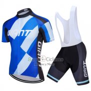 Giant Ropa Ciclismo Culotte Corto 2018 Hombre Mangas Cortas Azul