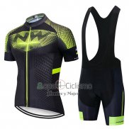 Northwave Ropa Ciclismo Culotte Corto 2019 Hombre Mangas Cortas Negro Verde