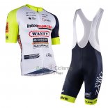 Wanty-gobert Ciclismo Team Ropa Ciclismo Culotte Corto 2022 Mangas Cortas Blanco Azul