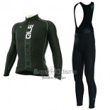 Ale Ropa Ciclismo Culotte Largo 2017 Hombre Mangas Largas 3 Season Negro y Blanco