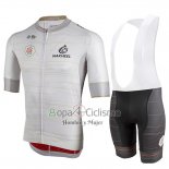 Castelli UAE Tour Ropa Ciclismo Culotte Corto 2019 Hombre Mangas Cortas Blanco