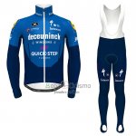 Deceuninck Quick Step Ropa Ciclismo Culotte Largo 2021 Mangas Largas Azul
