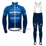 Deceuninck Quick Step Ropa Ciclismo Culotte Largo 2021 Mangas Largas Azul