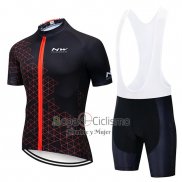 Northwave Ropa Ciclismo Culotte Corto 2019 Hombre Mangas Cortas Negro Rojo