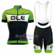 Ale Ropa Ciclismo Culotte Corto 2016 Hombre Mangas Cortas Negro y Verde