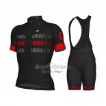 Ale Ropa Ciclismo Culotte Corto 2021 Hombre Mangas Cortas Rojo Gris