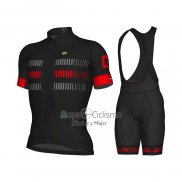Ale Ropa Ciclismo Culotte Corto 2021 Hombre Mangas Cortas Rojo Gris