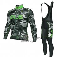 Ale Ropa Ciclismo Culotte Largo 2016 Hombre Mangas Largas Verde y Negro