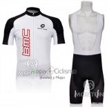 Bmc Ropa Ciclismo Culotte Corto 2011 Mangas Cortas Blanco