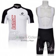 Bmc Ropa Ciclismo Culotte Corto 2011 Mangas Cortas Blanco