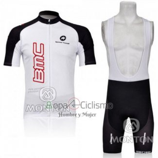 Bmc Ropa Ciclismo Culotte Corto 2011 Mangas Cortas Blanco