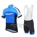 Giant Club Sport Ropa Ciclismo Culotte Corto 2018 Hombre Mangas Cortas Azul y Negro