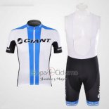Giant Ropa Ciclismo Culotte Corto 2012 Hombre Mangas Cortas Blanco
