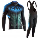 Northwave Ropa Ciclismo Culotte Largo 2019 Hombre Mangas Largas Negro Azul