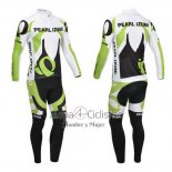Pearl Izumi Ropa Ciclismo Culotte Largo 2013 Hombre Mangas Largas Blanco y Verde