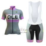 Ale Graphics Prr Bermuda Ropa Ciclismo Culotte Corto 2017 Mujer Mangas Cortas Gris