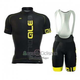 Ale Ropa Ciclismo Culotte Corto 2016 Hombre Mangas Cortas Negro