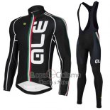 Ale Ropa Ciclismo Culotte Largo 2016 Hombre Mangas Largas Negro y Blanco