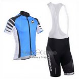 Assos Ropa Ciclismo Culotte Corto 2013 Hombre Mangas Cortas Azur y Negro