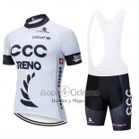 Ccc Ropa Ciclismo Culotte Corto 2019 Mangas Cortas Blanco Negro