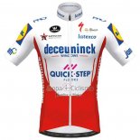 Deceuninck Quick Step Ropa Ciclismo Culotte Corto 2020 Mangas Cortas Blanco Rojo5