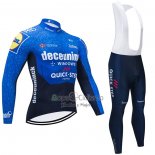 Deceuninck Quick Step Ropa Ciclismo Culotte Largo 2021 Mangas Largas Azul Negro