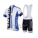Giant Ropa Ciclismo Culotte Corto 2018 Hombre Mangas Cortas Blanco Azul Negro