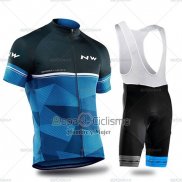 Northwave Ropa Ciclismo Culotte Corto 2019 Hombre Mangas Cortas Negro Azul