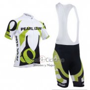 Pearl Izumi Ropa Ciclismo Culotte Corto 2013 Hombre Mangas Cortas Blanco y Verde