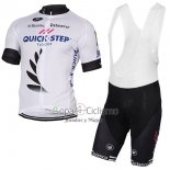 Quick Step Floor Ropa Ciclismo Culotte Corto 2017 Mangas Cortas Quick Step Floors Blanco