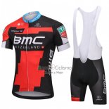 Bmc Ropa Ciclismo Culotte Corto 2018 Mangas Cortas Rojo y Negro